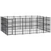 Outdoor Dog Kennel Steel 238.1 ft²