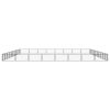 36-Panel Dog Playpen Black 39.4"x19.7" Powder-coated Steel