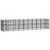Outdoor Dog Kennel Steel 198.4 ft²